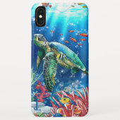 Kleurrijke Zee Turtle Case-Mate iPhone Case (Achterkant)