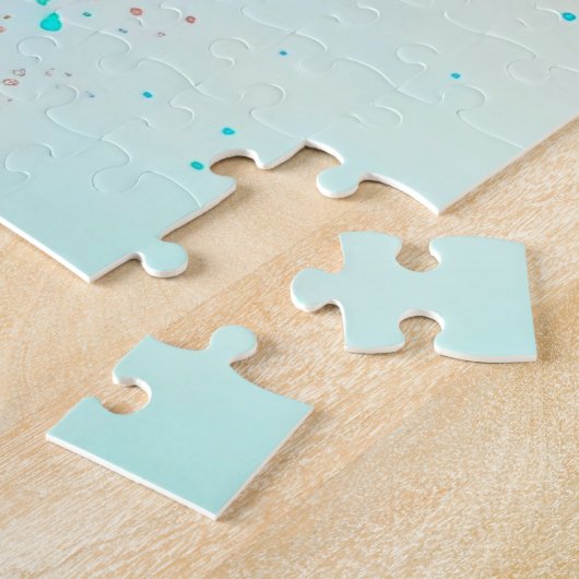 Kleurrijke Zee Turtle Legpuzzel (Zijkant)