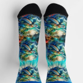 Kleurrijke Zee Turtle Socks Sokken (Top)