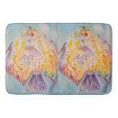 Kleurrijke Zee visoceaanbedekking Zee Bath Mat (Voorkant)