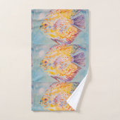 Kleurrijke Zee visoceaanstrand Zee Shower Bad Handdoek (Handdoek)