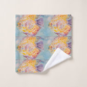 Kleurrijke Zee visoceaanstrand Zee Shower Bad Handdoek (Wasdoekje)