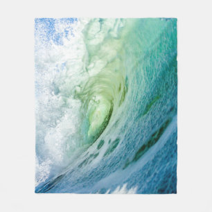 Kleurrijke Zee Waves Fleece Deken