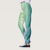 Kleurrijke Zee Waves Leggings (Links)