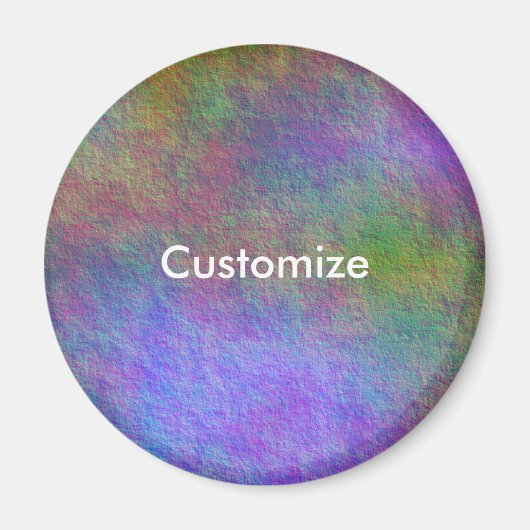 Kleurrijke Zeebodem I - Sjabloon Magneet (Voorkant)