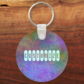 Kleurrijke Zeebodem I - Sjabloon Sleutelhanger (Voorkant)