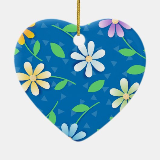 Kleurrijke zeeduivel, versierend keramisch ornament (Achterkant)