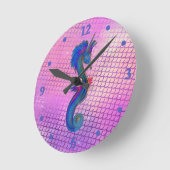 Kleurrijke Zeehengst Ronde Klok (Hoek)