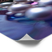 Kleurrijke Zeemeermin Blauwgroen Juwelen Poster (Hoek)