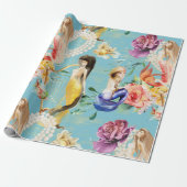 Kleurrijke Zeemeermin Cadeaupapier (Uitgerold)