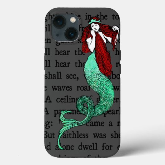 Kleurrijke  zeemeermin Case-Mate iPhone case (Achterkant)