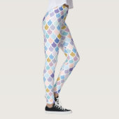 Kleurrijke Zeemeermin-schaal Leggings (Rechts)