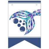 Kleurrijke Zeemeermin Schalen Kleine Meisjes 6e Ve Vlaggetjes (Eerste vlag)