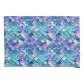 Kleurrijke Zeemeermin schalen patroon kleine meisj Kussensloop (Voorkant)