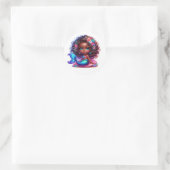 Kleurrijke zeemeermin Stickers (Tas)