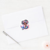 Kleurrijke zeemeermin Stickers (Envelop)