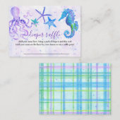 Kleurrijke zeepaardoctopus zeesterren kust Baby Visitekaartje (Voorkant / Achterkant)