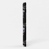 kleurrijke zeepbellen op zwart Case-Mate iPhone case (Achterkant/rechts)