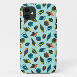 Kleurrijke zeeschelpen Case-Mate iPhone case