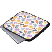 Kleurrijke zeeschelpen Electronics Bag Laptop Sleeve (Voorkant onderkant)