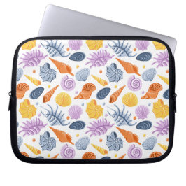 Kleurrijke zeeschelpen Electronics Bag Laptop Sleeve
