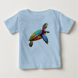 Kleurrijke zeeschildpad