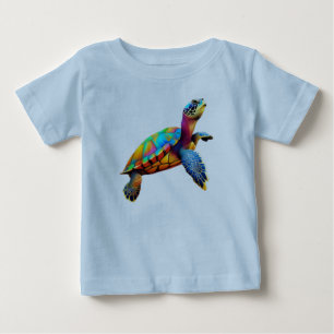 Kleurrijke zeeschildpad