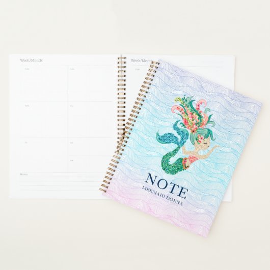 Kleurrijke zeeschildpad planner (Display)