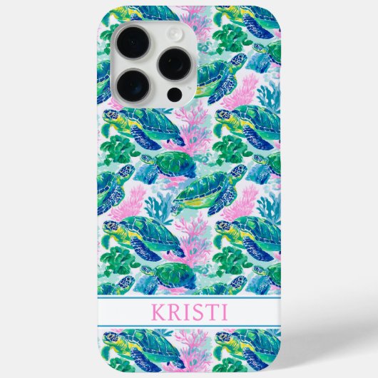 Kleurrijke Zeeschildpadden Case-Mate iPhone Case (Achterkant)