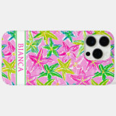 Kleurrijke Zeester Geborduurd Case-Mate iPhone Case (Achterkant (horizontaal))