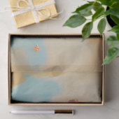 Kleurrijke Zeester op het Strand Tissuepapier (Geschenk)
