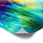 Kleurrijke zeilboot   poster (Hoek)