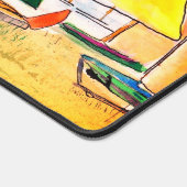 Kleurrijke zeilboten op Beach Desk Mat (Hoek)