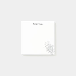 Kleurrijke zelf bloem boeket Notities Post-it® Notes