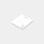 Kleurrijke zelf bloem boeket Notities Post-it® Notes (Schuin)