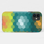 Kleurrijke zeshoeken naadloos grafisch Case-Mate iPhone case (Achterkant (horizontaal))