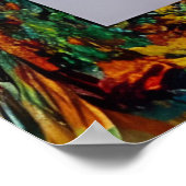 Kleurrijke Ziel - Abstract Meisje Poster (Hoek)