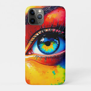 Kleurrijke Ziel Kleurrijk Oog Schildering Case-Mate iPhone Case
