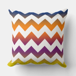 Kleurrijke Zig Zag Gestreepte Worp Kussen