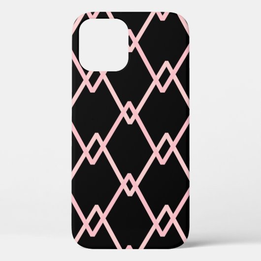 Kleurrijke zigzag gestreepte patroonachtergrond. I Case-Mate iPhone Case (Achterkant)