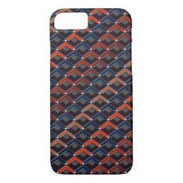 kleurrijke zigzag Karo-stappen Case-Mate iPhone Case