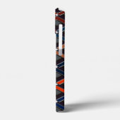 Kleurrijke zigzag Karo-stappen Case-Mate iPhone Case (Achterkant / Links)
