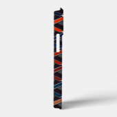 Kleurrijke zigzag Karo-stappen Case-Mate iPhone Case (Achterkant / Rechts)