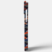 Kleurrijke zigzag Karo-stappen Case-Mate iPhone Ho Case (Achterkant / Links)
