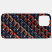 Kleurrijke zigzag Karo-stappen Case-Mate iPhone Ho Case (Achterkant (horizontaal))