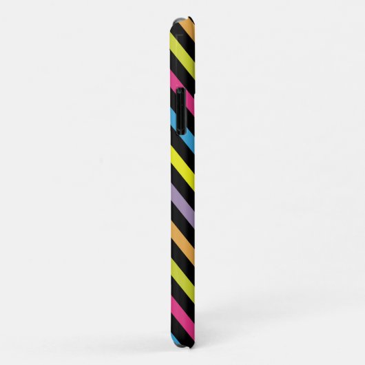 kleurrijke zigzag, regenboogzigzag, kleurrijke Che Case-Mate iPhone Case (Achterkant/rechts)