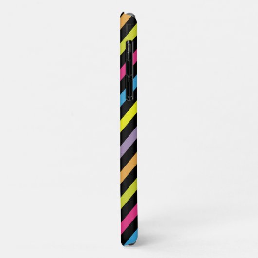 kleurrijke zigzag, regenboogzigzag, kleurrijke Che Case-Mate iPhone Case (Achterkant/links)