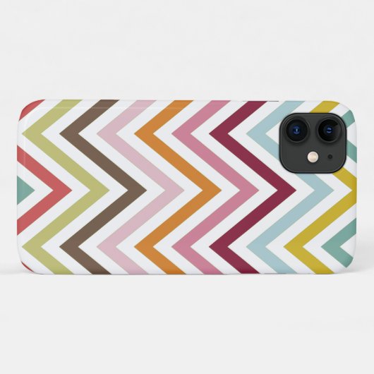 kleurrijke zigzag, regenboogzigzag, kleurrijke Che Case-Mate iPhone Case (Achterkant (horizontaal))