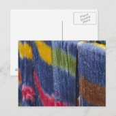 Kleurrijke zijdedraden, Mandalay, Myanmar Briefkaart (Voorkant / Achterkant)