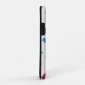 Kleurrijke zoete beren op zilver Case-Mate iPhone case (Achterkant/rechts)